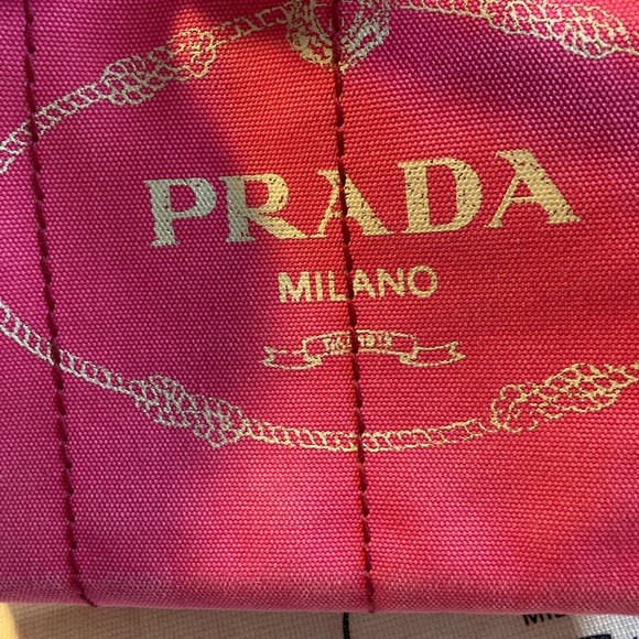 Prada Canapa PM in Pink - Picture 5 of 16